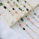 Tourmaline Chip Necklace | Mesa Blue