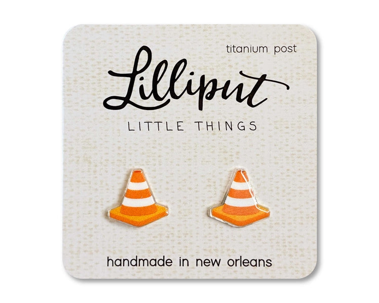 Traffic Cone | Earrings