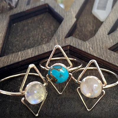 Turquoise - Deco Stacking Ring | Mineral and Matter