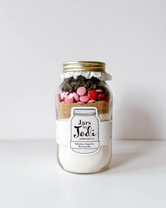 Valentines Smarties Brownie Mix | Jars By Jodi