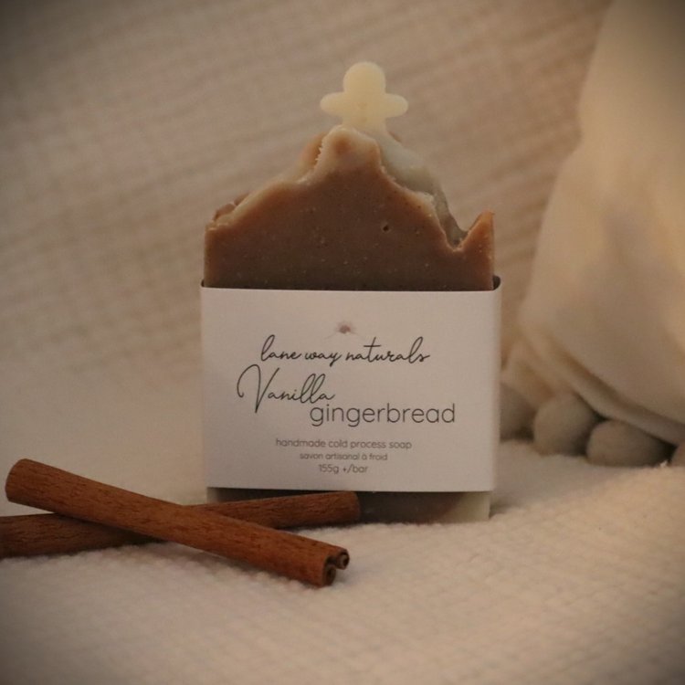 Vanilla Gingerbread - Cold Process Soap Bar | Lane Way Naturals