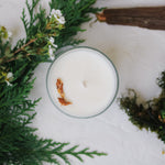 Vanilla Woods - Whiskey Glass Candle | AuraTae