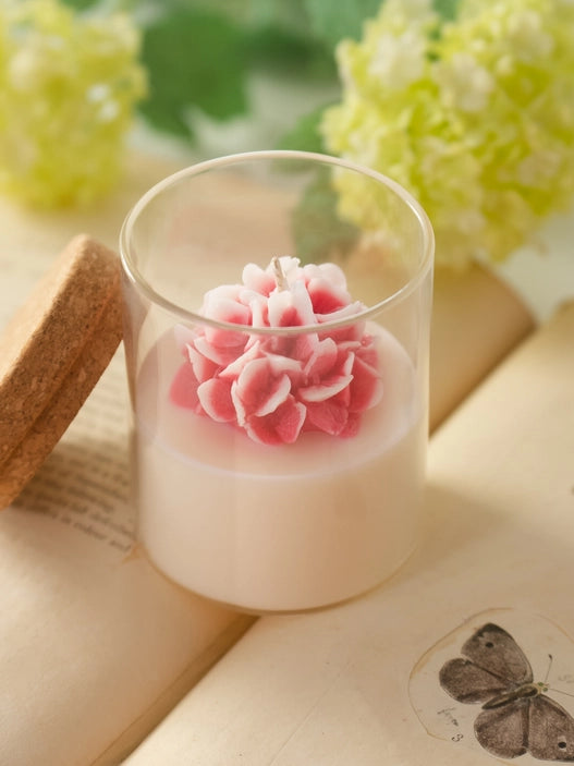 Hydrangea - Vanilla Strawberry | Soy Wax Blend Candle