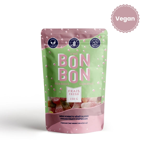 Vegan Fruity Popsicles - Vegan Gummy Candies | La boîte à bonbons