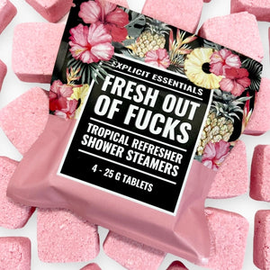Fresh Outta Fucks | Tropical Fruit and Sugared Citrus Shower Steamer