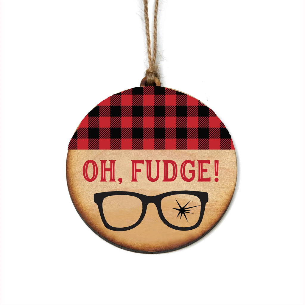 Oh Fudge! - Wooden Ornament | Driftless Studios