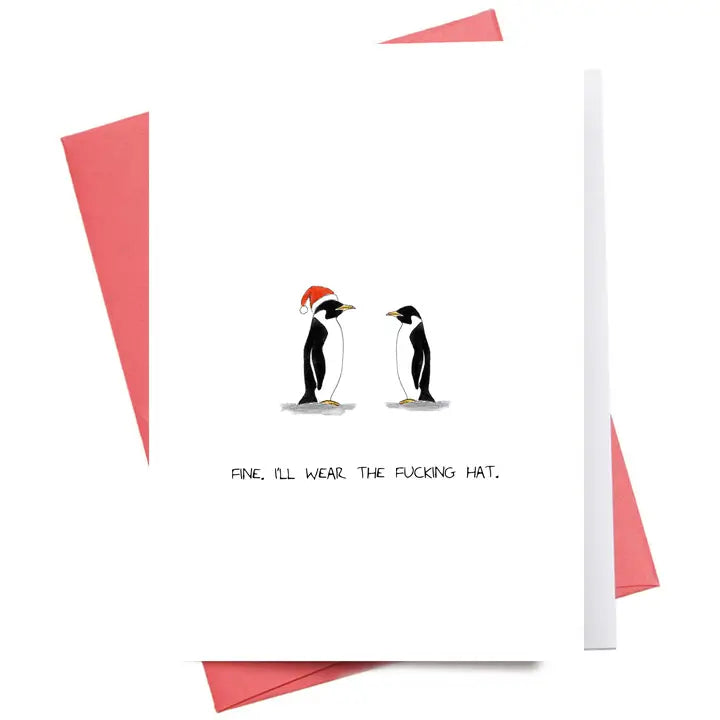 Wear the Fucking Hat | Holiday Greeting Card