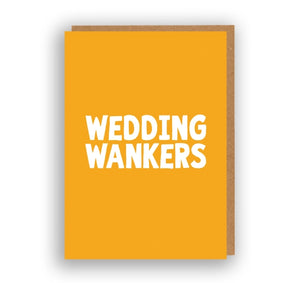 Wedding Wankers - Greeting Card | The Sweary Card Co.