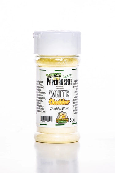 White Cheddar - Savoury Popcorn Seasoning Shaker | Chocolate Moose Fudge Factory