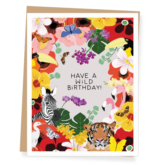 Wild Birthday - Greeting Card | Apartment 2 Cards