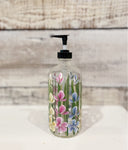 Wildflower - Hand Painted Soap/Lotion Bottle | CC Crafts