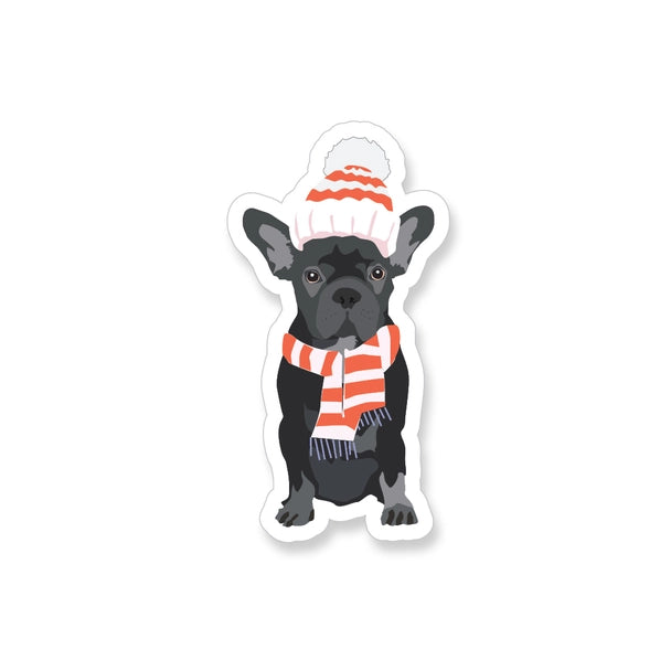Winter Frenchie | Sticker
