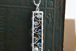 Wire Woven Crystal Necklace
