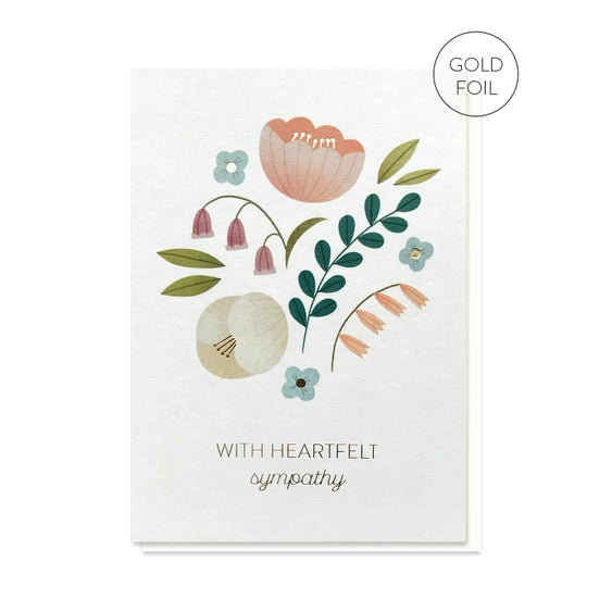 With Heartfelt Sympathy - Greeting Card |  Stormy Knight