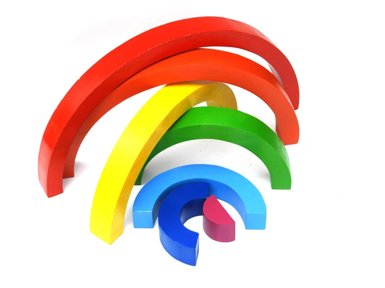 Wooden Rainbow - Traditional Colours | Best Years Ltd