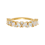 Woodland Dreams - Rainbow Moonstone & Diamond Ring | La Kaiser