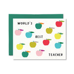 World's Best Teacher - Greeting Card | Pretty By Her
