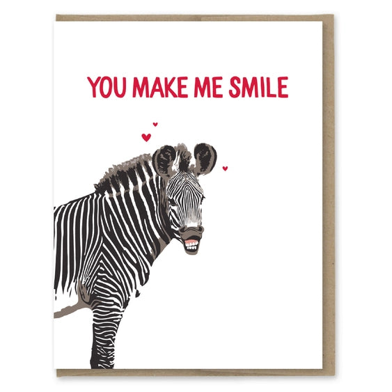 You Make Me Smile - Greeting Card | Modern Printed Matter