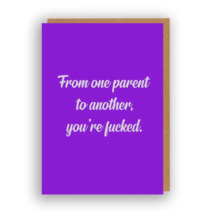 You're Fucked - Greeting Card | The Sweary Card Co.