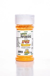 Zesty Cheddar - Savoury Popcorn Seasoning Shaker | Chocolate Moose Fudge Factory