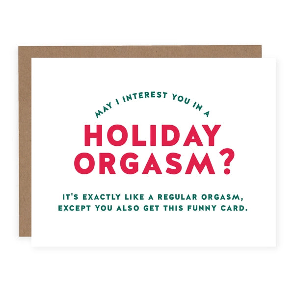 Holiday Orgasm - Christmas Card | Pretty By Her