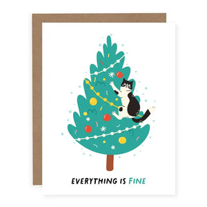 Everything Is Fine - Christmas Card | Pretty By Her