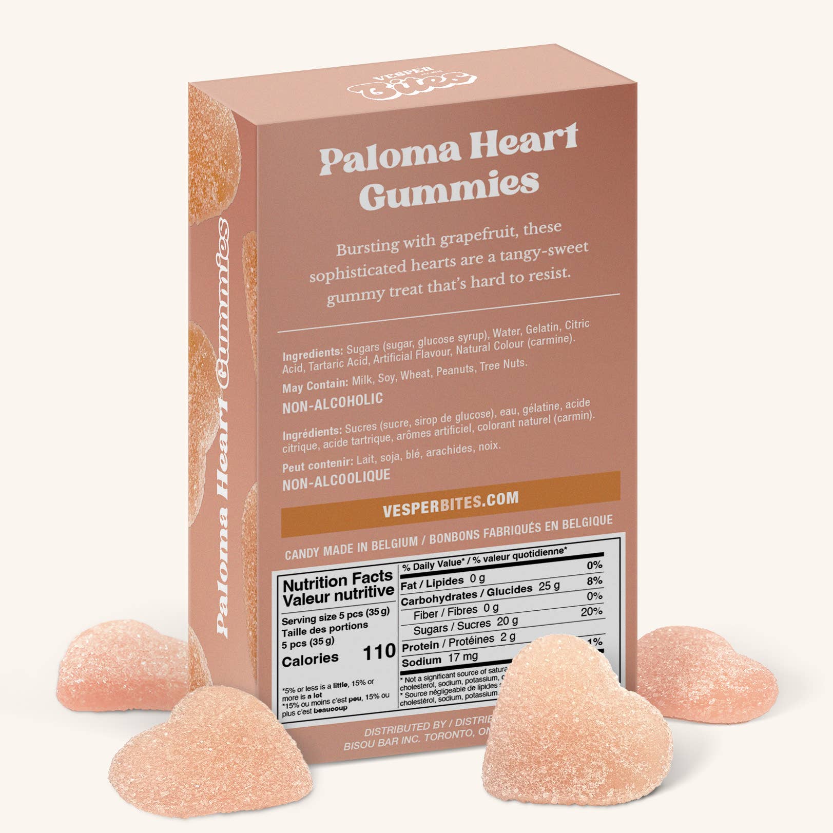 Paloma Heart Gummies - Chewy Candies | Vesper Bites