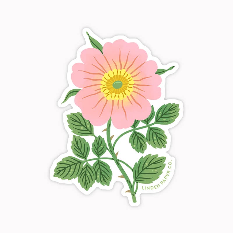 Pink Rose | Vinyl Sticker
