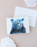 Aurora Bear | Watercolour Greeting Card