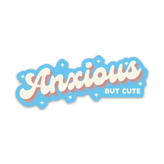 Anxious But Cute - Sticker | Fun Club