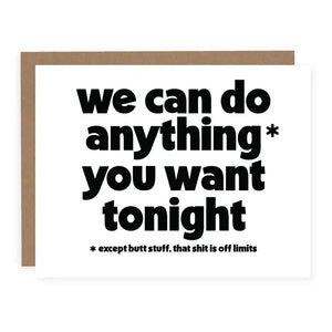 Anything But Butt Stuff - Greeting Card | Pretty By Her