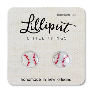 Baseball Earrings | Lilliput Little Things