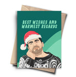 Best Wishes & Warmest Regards - Holiday Greeting Card | Pop Cult Paper