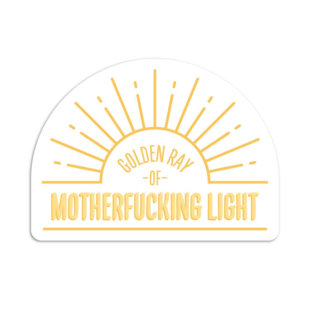 Golden Ray of MF Light | Vinyl Sticker