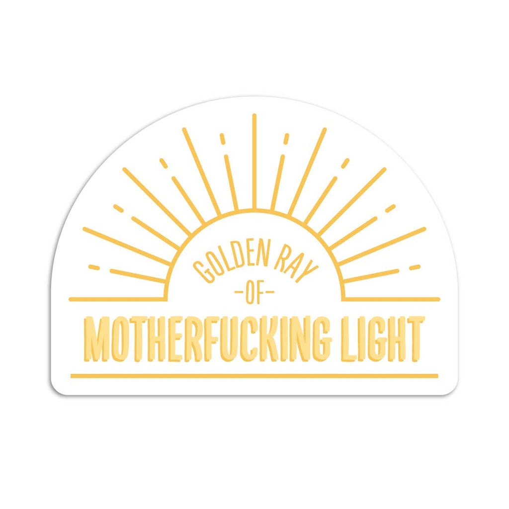 Golden Ray of MF Light | Vinyl Sticker