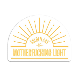 Golden Ray of MF Light | Vinyl Sticker