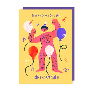 Birthday Suit - Birthday Card | Sunshine Llama