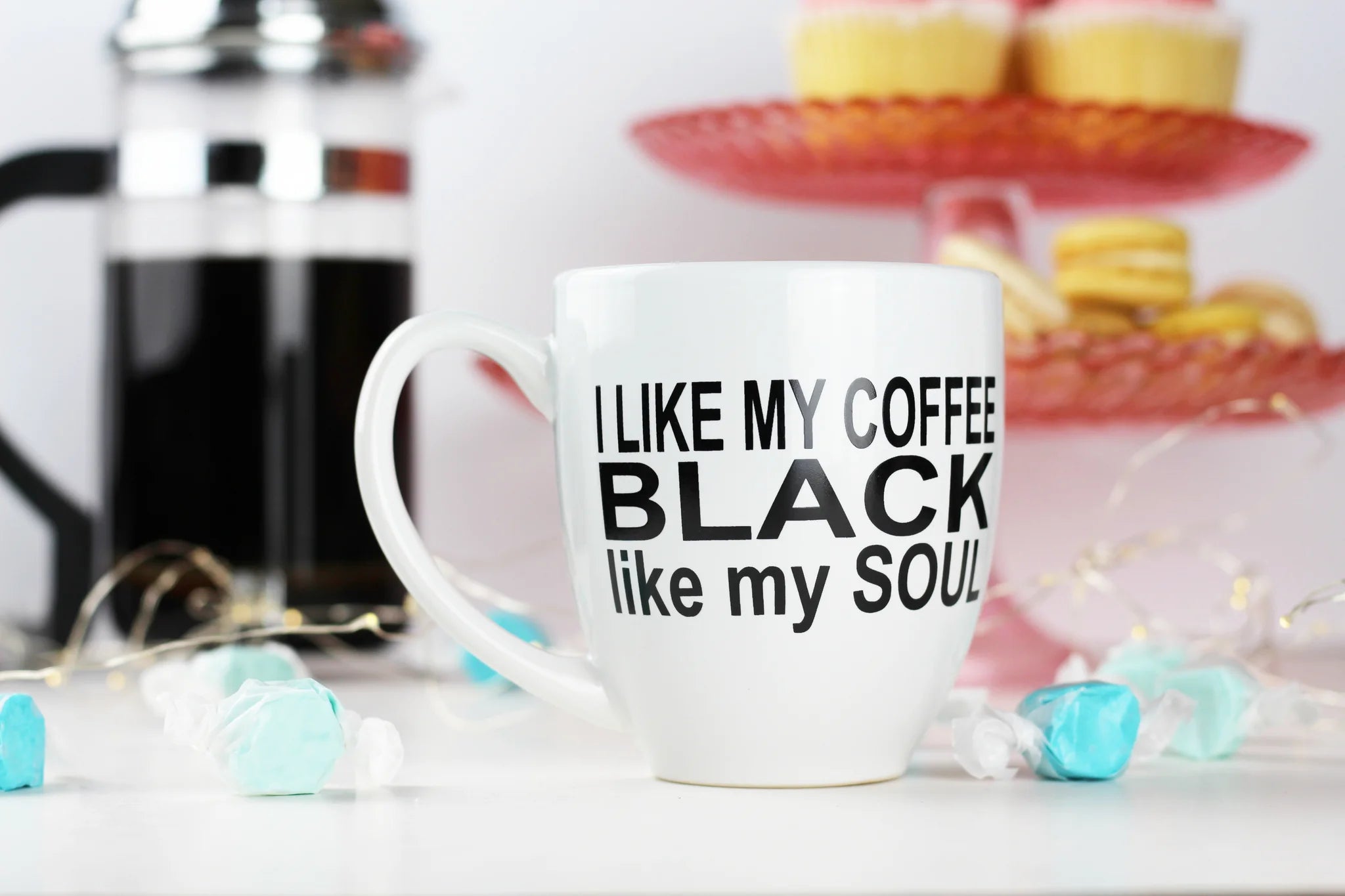 I Like My Coffee Black Like My Soul - Mug | Empire Of Sass