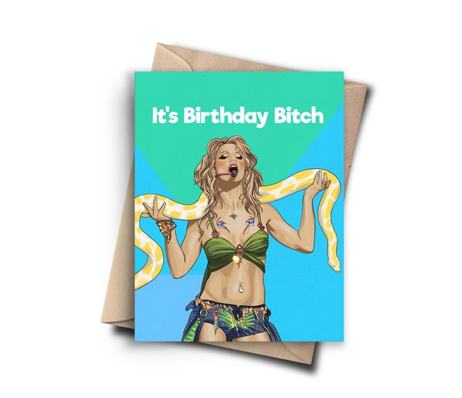 It's Birthday Bitch | Birthday Greeting Card