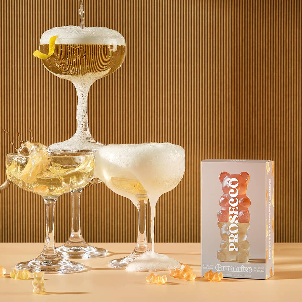 Prosecco Bear Gummies - Chewy Candies | Vesper Bites