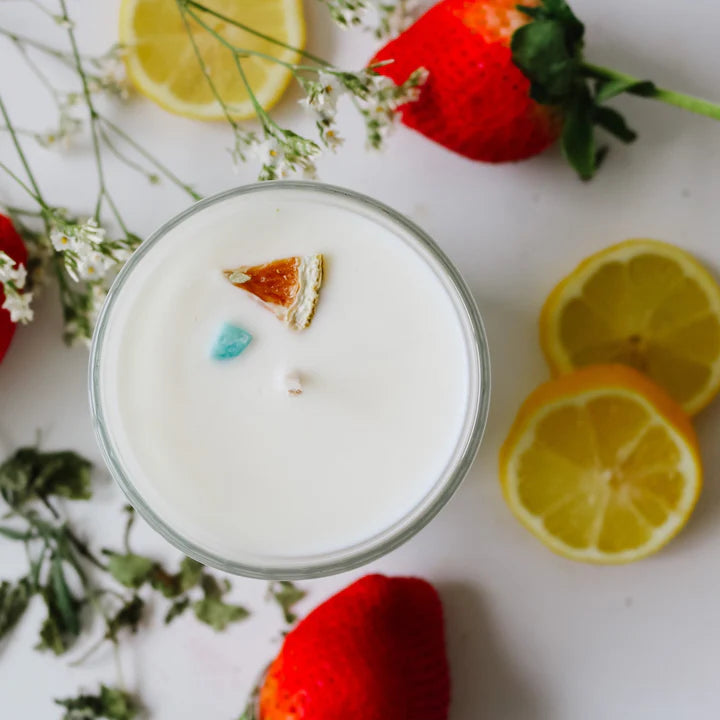 August - Whiskey Glass Candle | AuraTae