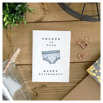 Change Is Good - Retirement Card | Kenzie Cards