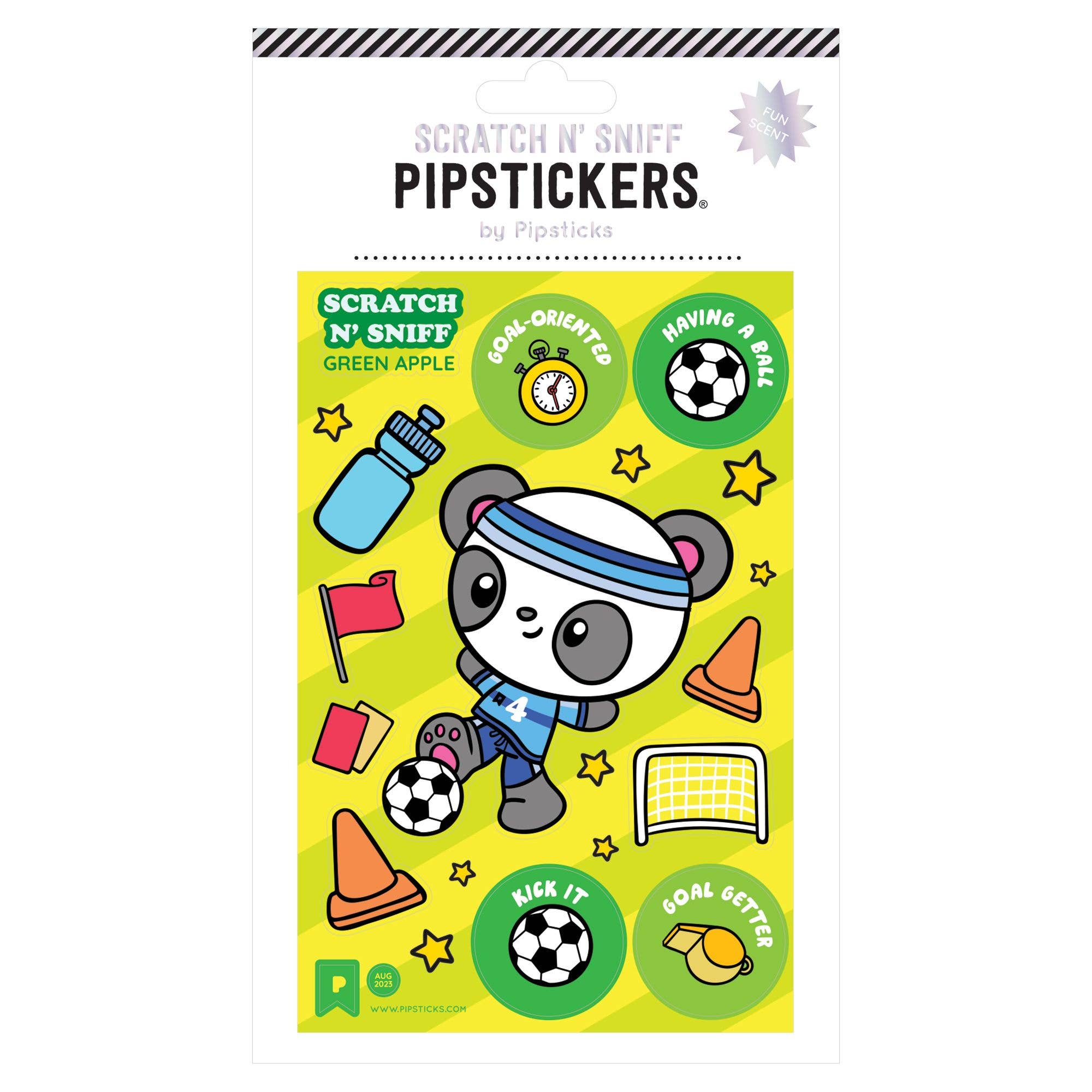 Kick It! Scratch 'n Sniff Sticker | Pipsticks