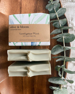 Eucalyptus Mint - Hand Crafted Bar Soap | Olive & Bloom