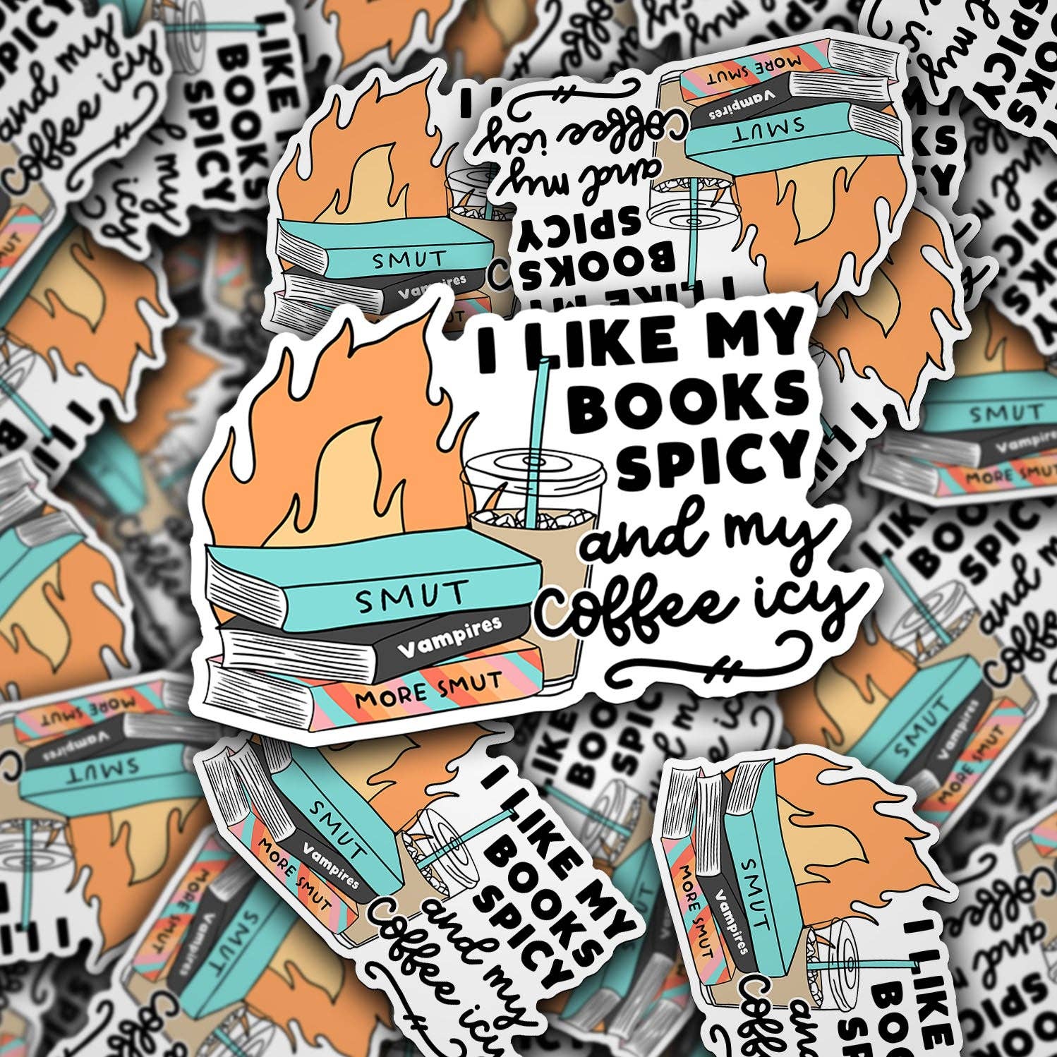 I Like My Books Spicy | Vinyl Sticker