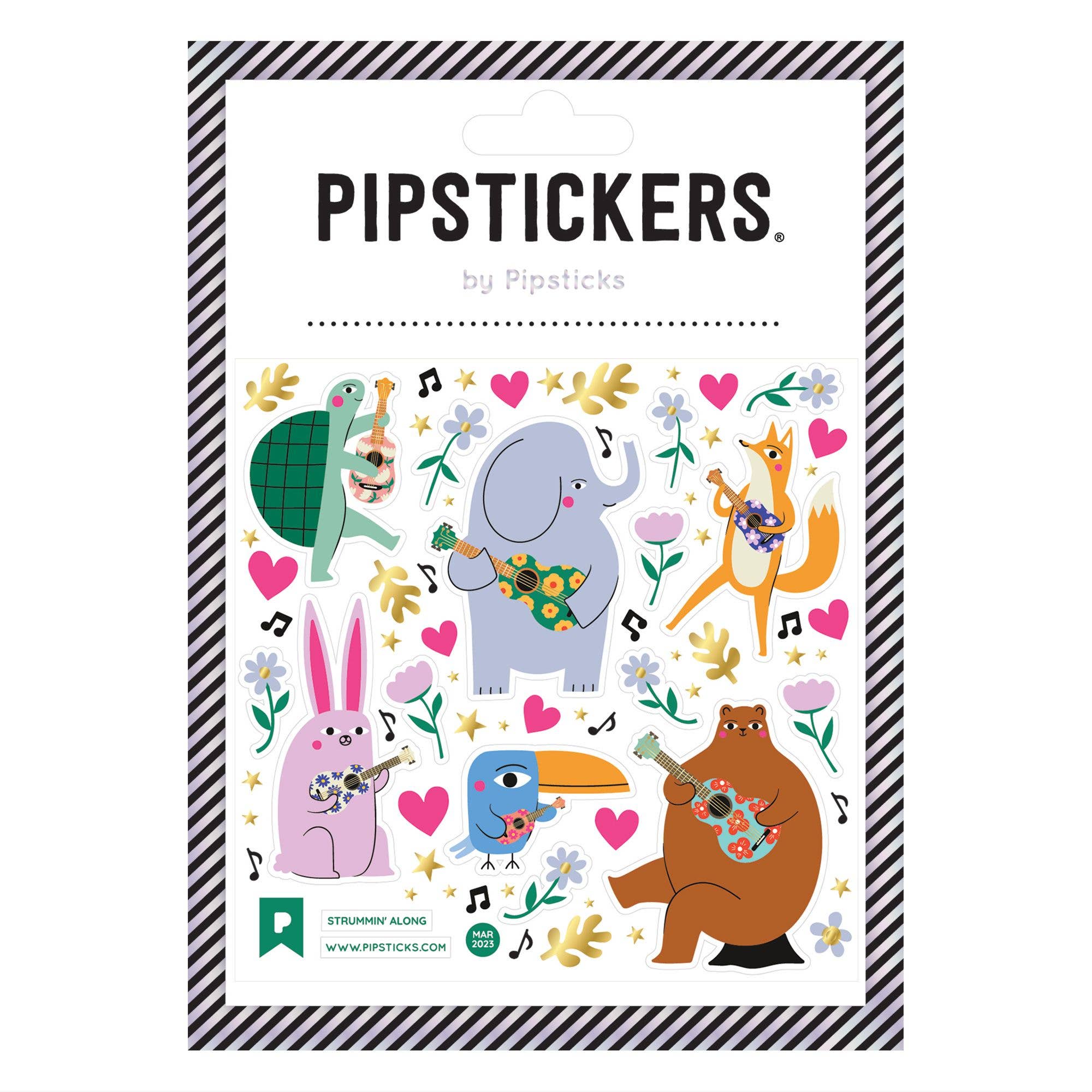 Strummin' Along Sticker | Pipsticks