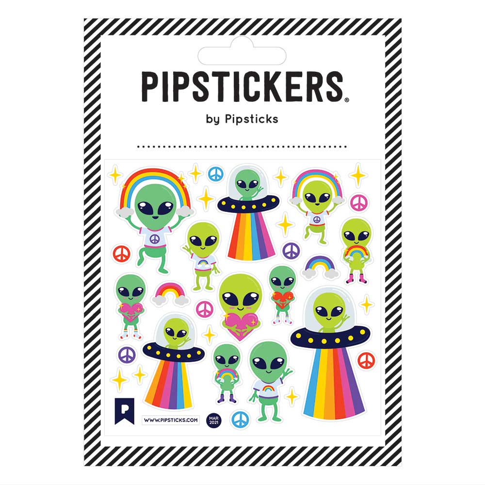 Little Green Men Sticker | Pipsticks