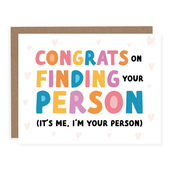It's Me, I'm Your Person - Greeting Card | Pretty By Her