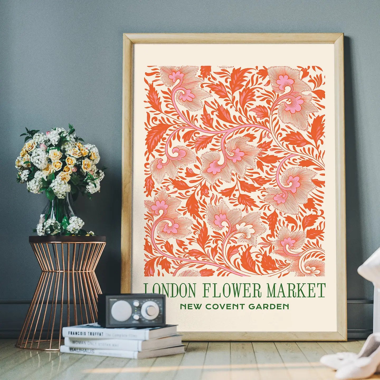 London Flower Market Covent Garden Print | Ink & Drop