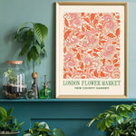 London Flower Market Covent Garden Print | Ink & Drop